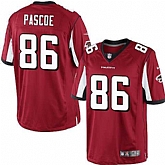 Nike Men & Women & Youth Falcons #86 Pascoe Red Team Color Game Jersey,baseball caps,new era cap wholesale,wholesale hats